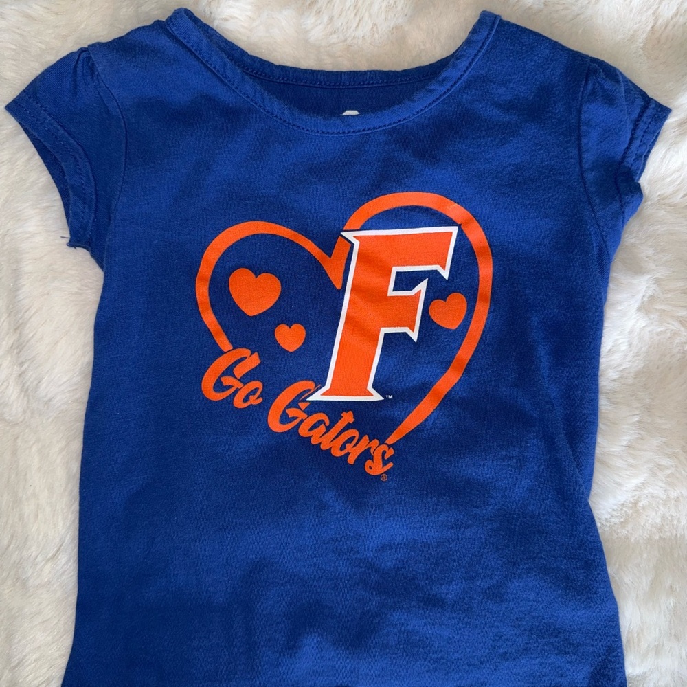 Toddler girl kids Blue Florida Gators T-Shirt 2T
